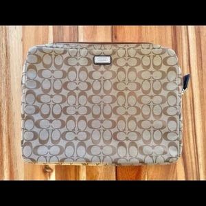Coach laptop case